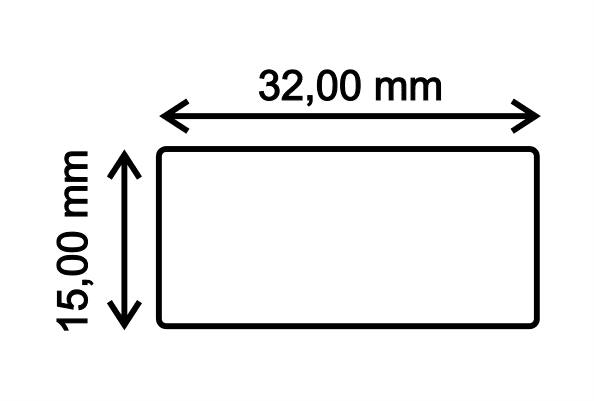 32 x 15 BL ROLLO ADHESIVO