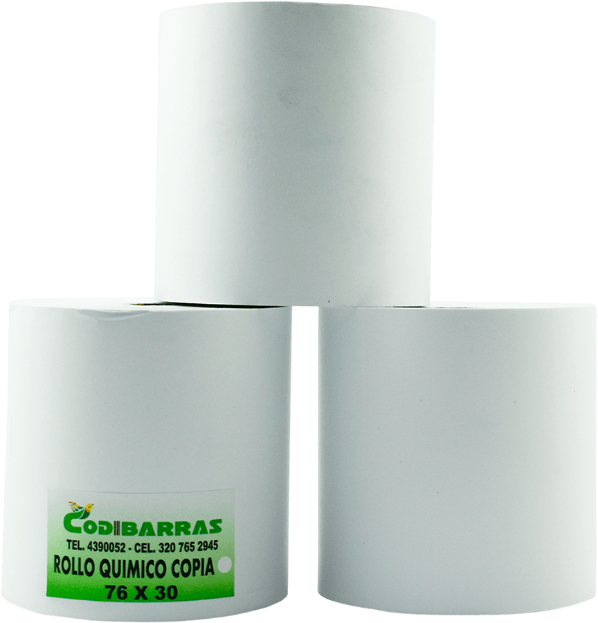 ROLLO QUÍMICO COPIA 76X30 Rollo Químico con copia