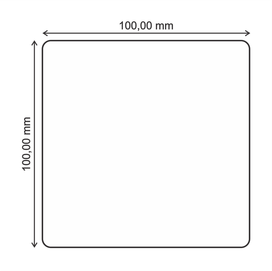 100 x 100 Stickers y etiqueta adhesivo